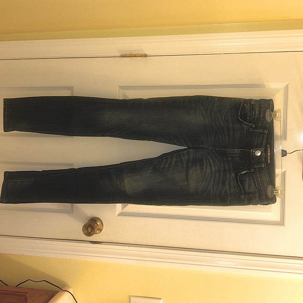 Express legging blue jeans